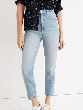 Madewell Classic Straight Jeans in Meadowland Wash size 25